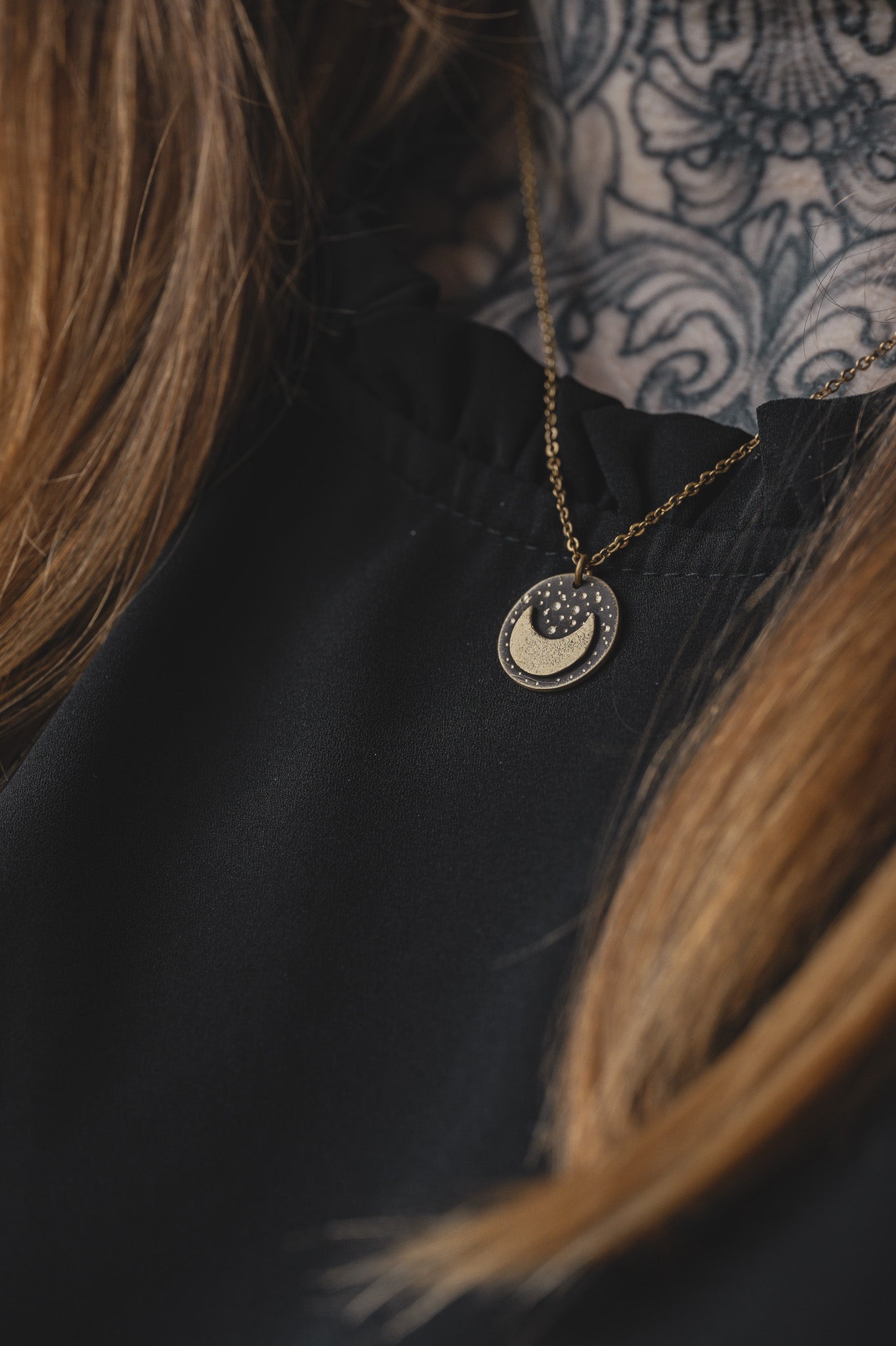 Collier mini-lune